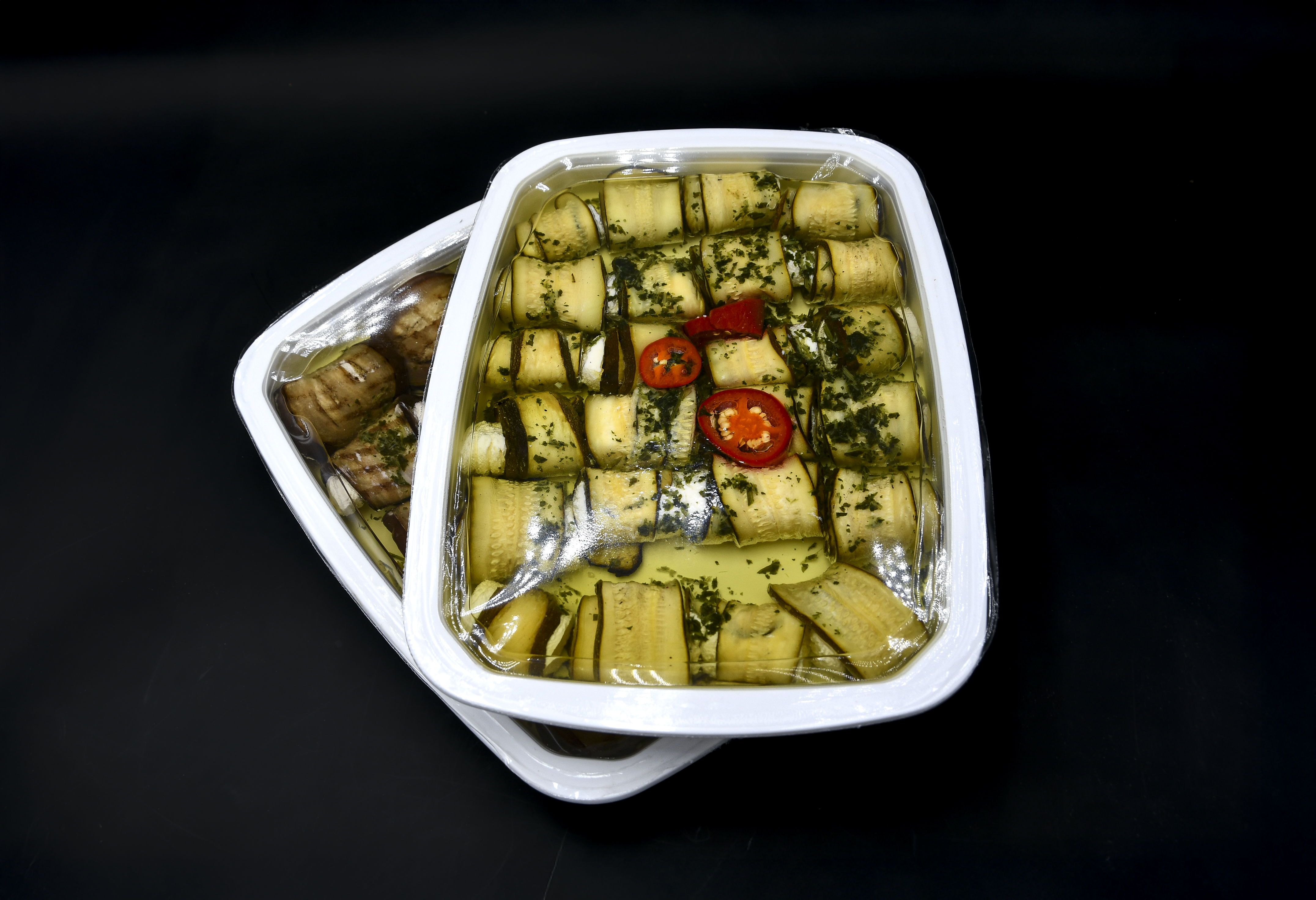 Involtinis de courgette au fromage de vache